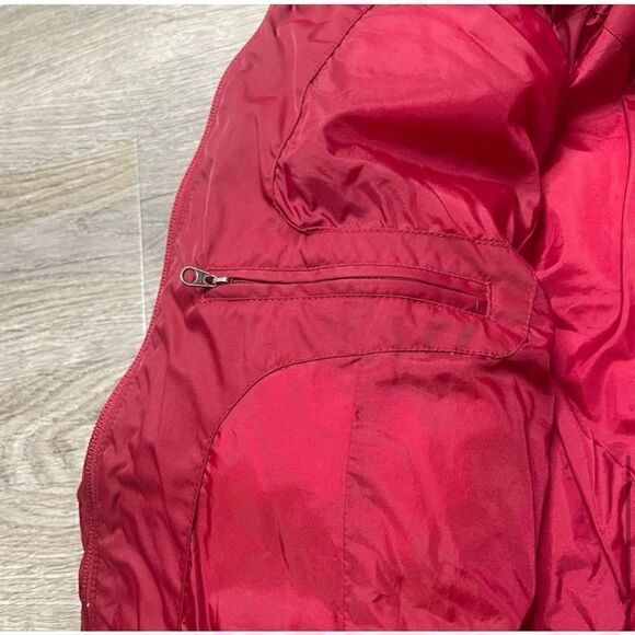 Columbia Down Feather XCO Womens Jacket Size Small Red Puffer Detachable Hoodie - Picture 9 of 14